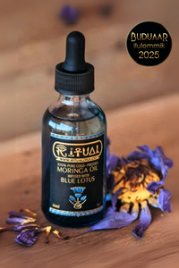 100% Pure Cold-Pressed Moringa Oil Infused With Blue Lotus