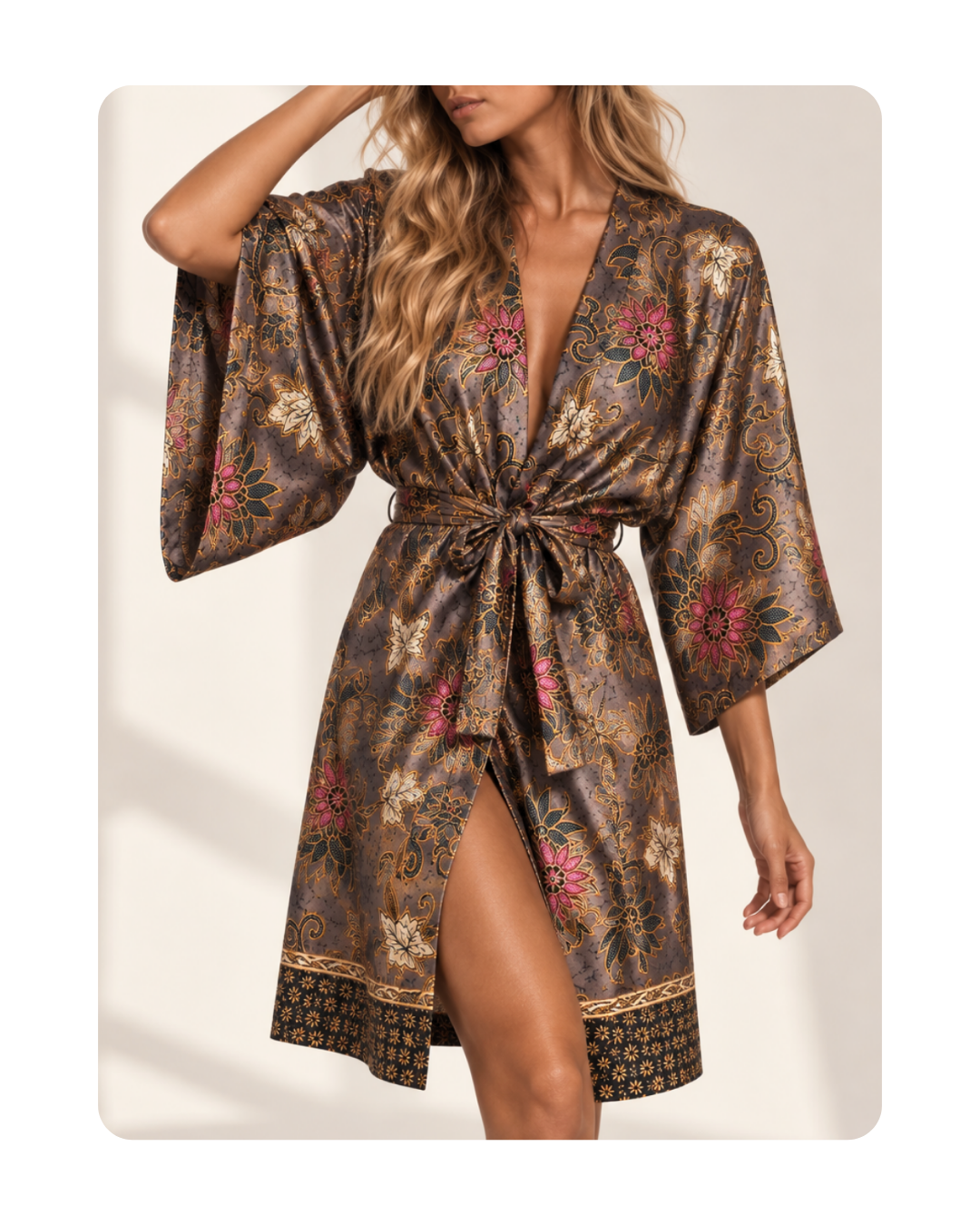 Satiin Kimono – Quartzi Hallikas