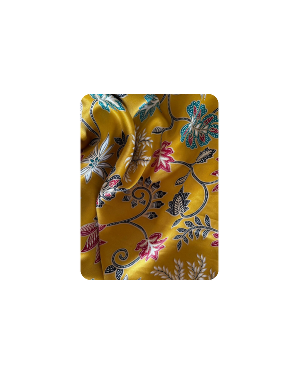 Satiin Kimono – Safroni Kuldne