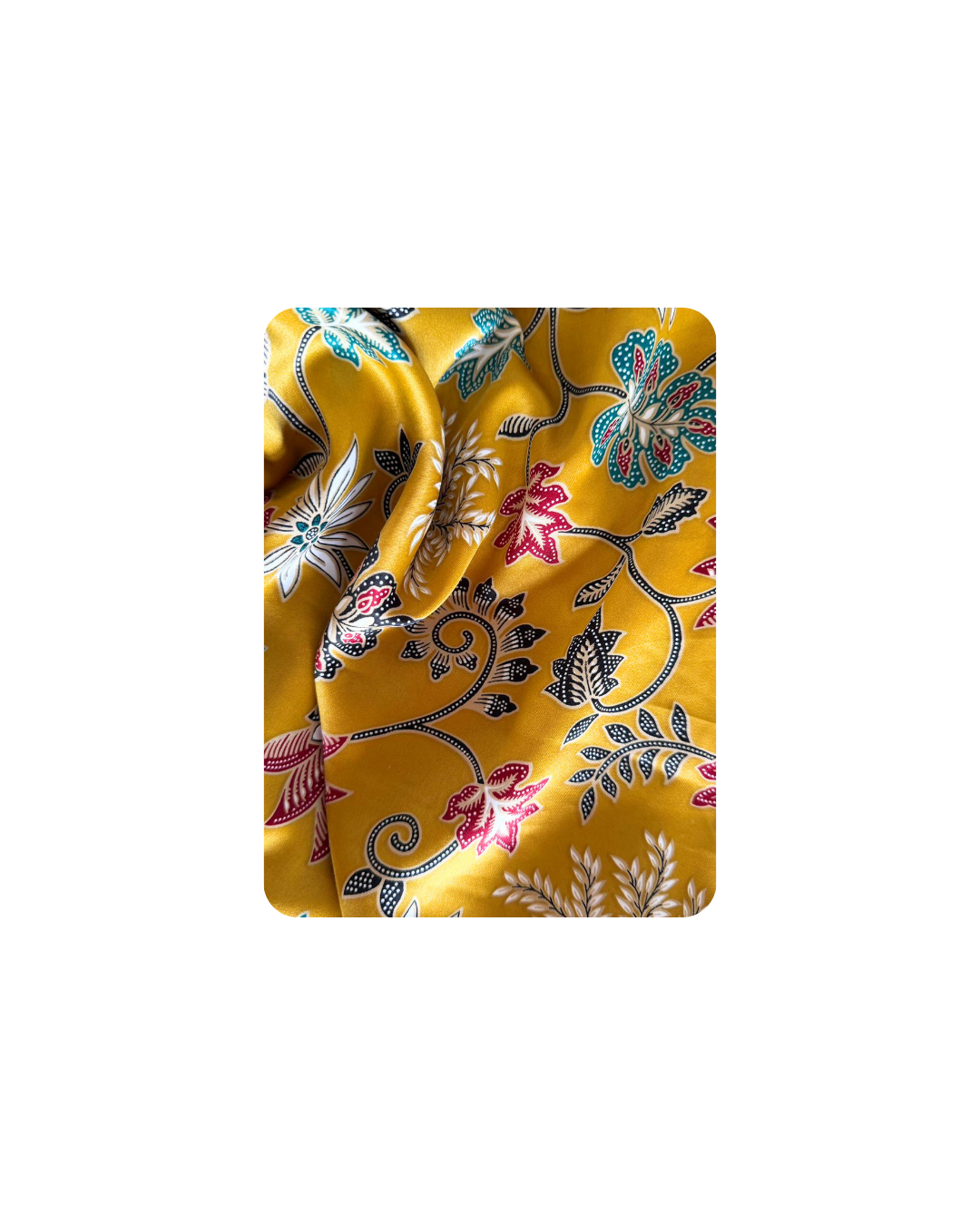Satiin Kimono - Safroni Kuldne
