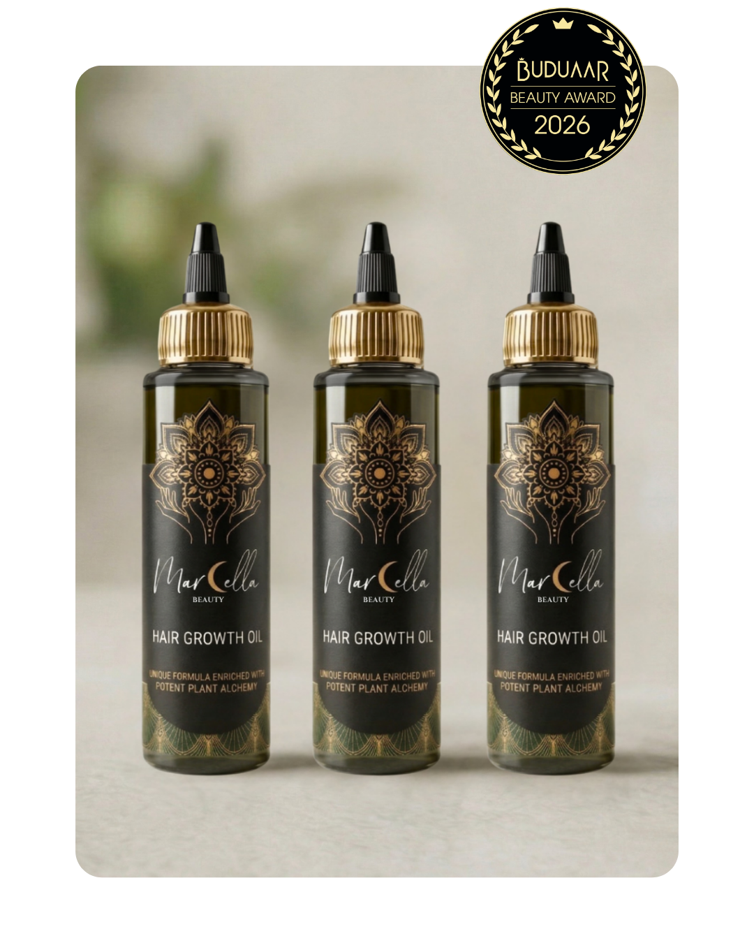 Hair Oil Bundle – 3 Bottles