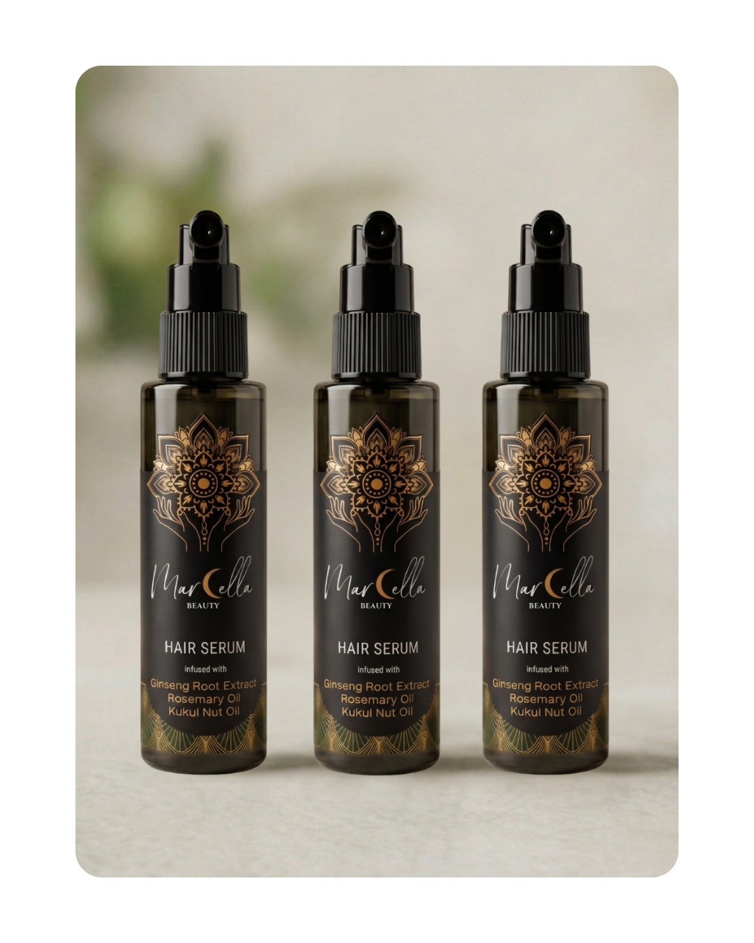 Hair Serum Bundle – 3 Bottles