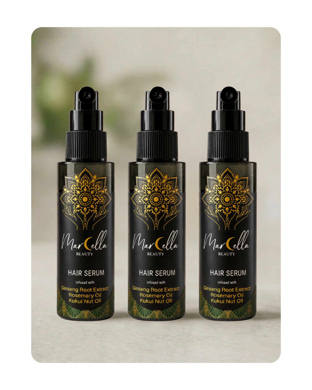 Hair Serum Bundle – 3 Bottles