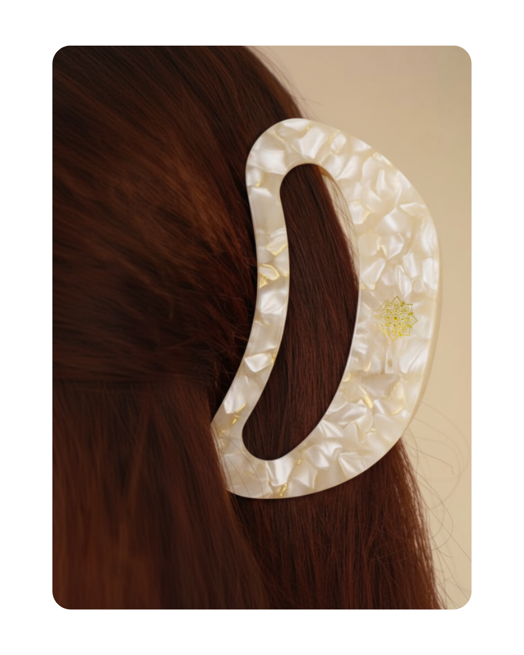 Hair Clip – Pearly Glow