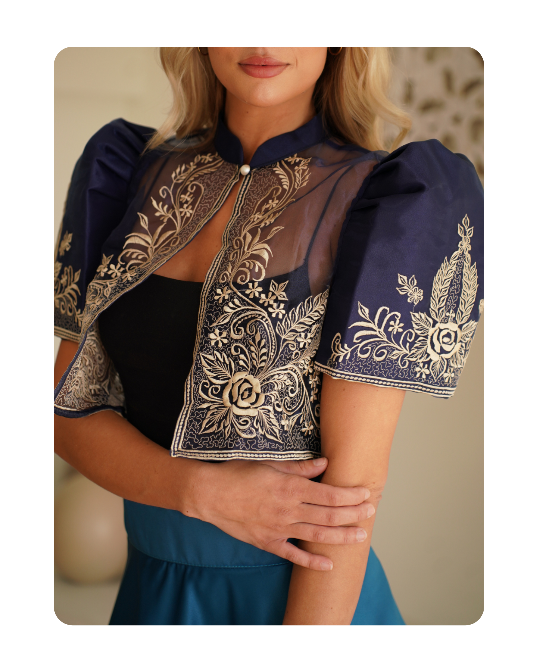 Marcella Bolero - Oceanic Floral