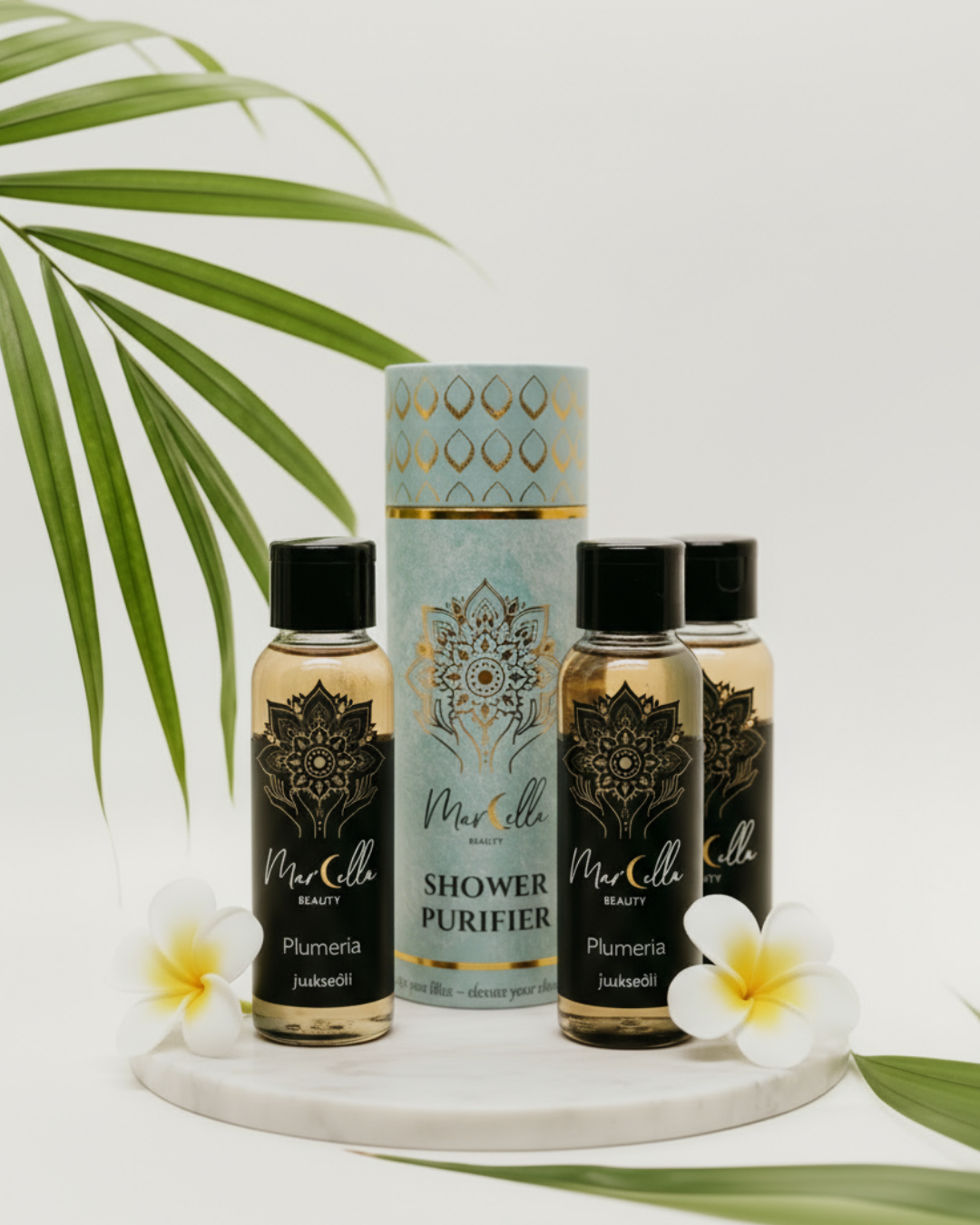 3x Juuksekasvu soodustav õli + Dušifilter