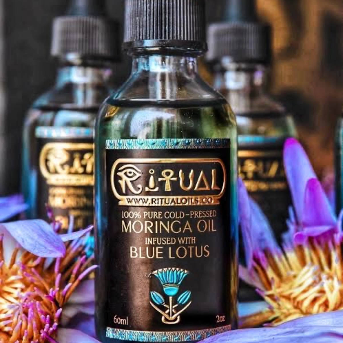 100% Moringa Õli Sinise Lootosega