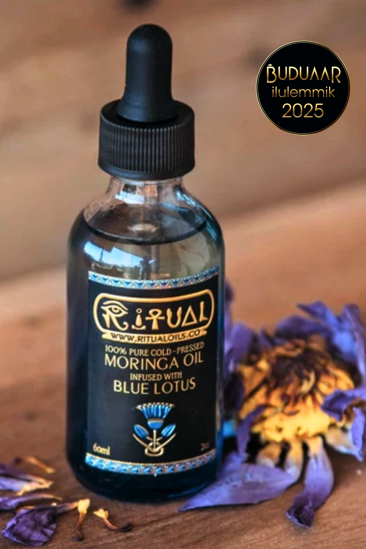 100% Moringa Õli Sinise Lootosega
