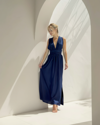 Elegant Maxi Dress – Nova-Sinine