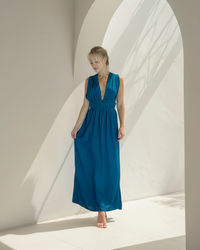 Elegant Maxi Dress – Luna-Blue