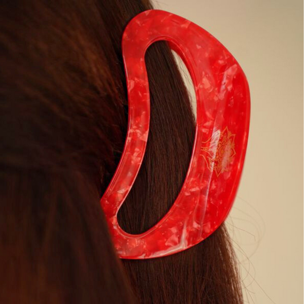 Hair Clip – Strawberry Crystal
